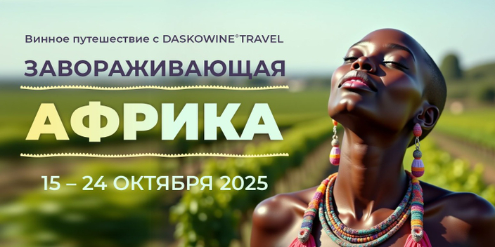 Винное путешествие с DASKOWINE°TRAVEL «Завораживающая Африка»
