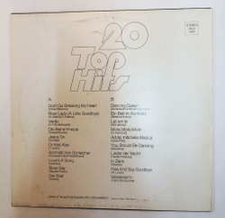 Винтажная виниловая пластинка LP Сборник Top Hits 20 (Germany 1975)