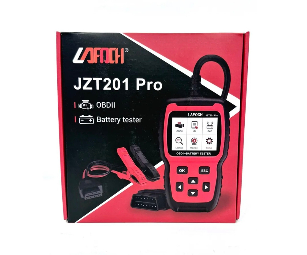 JZT201 Pro сканер / Профессиональный Автосканер OBD2+Тестер АКБ LAFOCH JZT201PRO