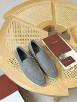 Лоферы Loro Piana Summer Walk с мехом