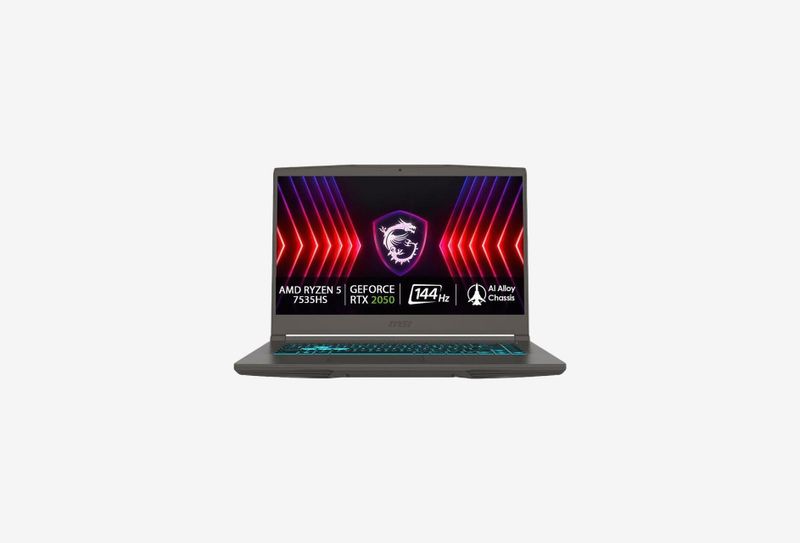 Ноутбук 15.6" MSI AMD Ryzen 5-7535HS 3300 16 DDR5 GeForce RTX 3050 для ноутбука 4096 7535HS