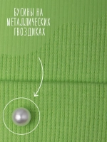 Шапка для девочки осенняя с бусинами