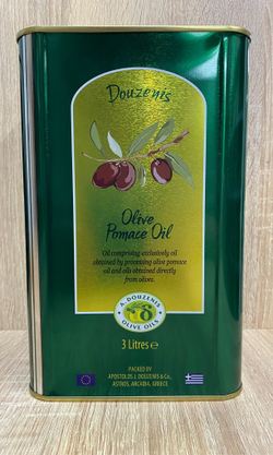 Оливковое масло рафинированное Douzenis 3л, ж/б, Греция
