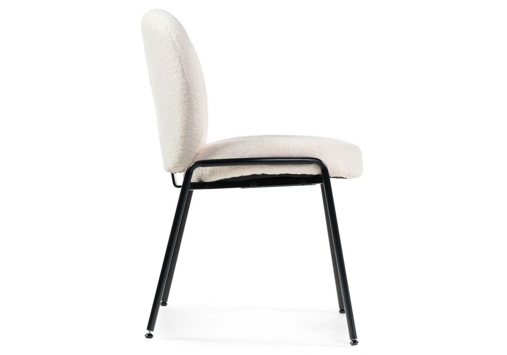 Стул на металлокаркасе Kalipso 1 white / black