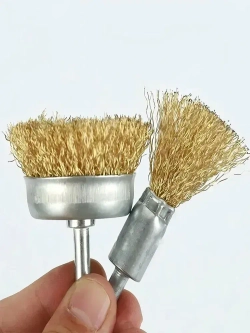 Набор щеток-крацовок для дрели и шуруповёрта. Корщётка металлическая для удаления ржавчины 5 шт