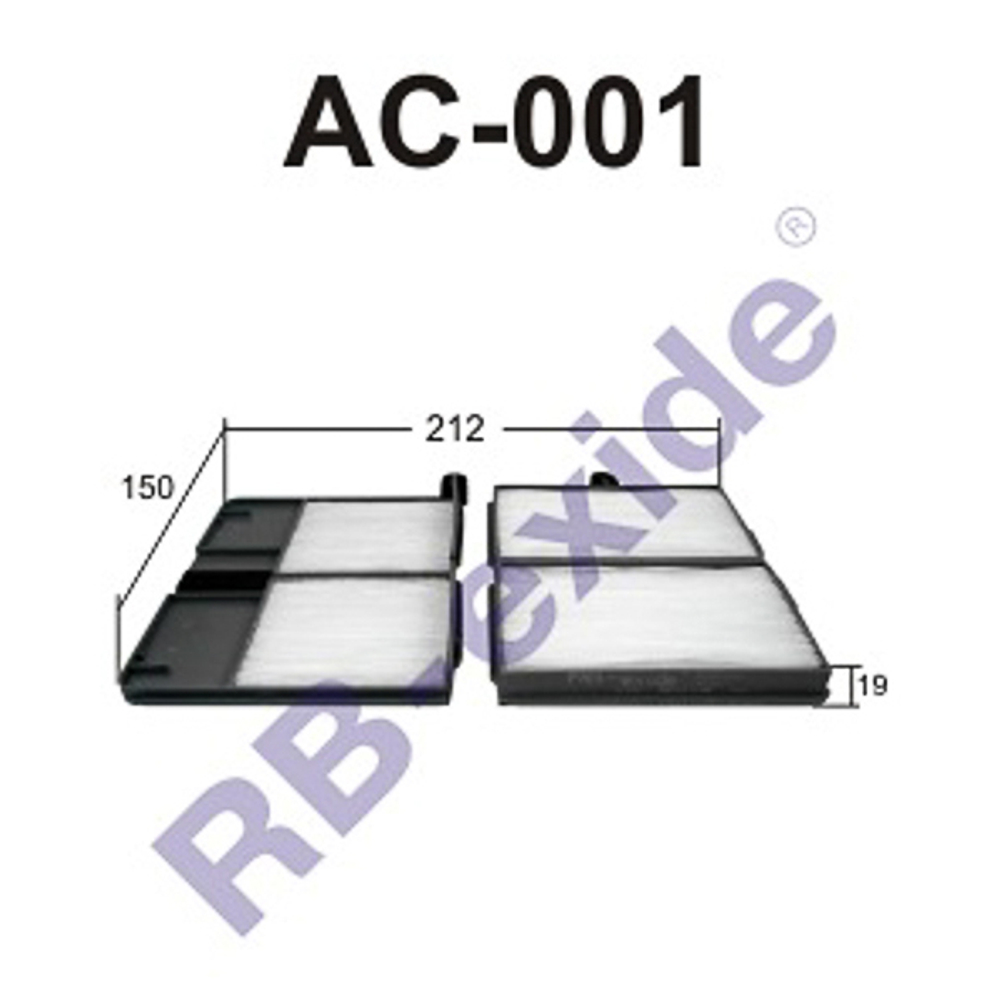 AC-001 Rb-exide Фильтр салонный
