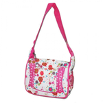 Сумка женская/для девочки Alingar, "Justgland", 250х300х110 мм, рем.через плечо, 1 отделение, влагос. текстиль, внеш. карманы, ассорти (розовый)