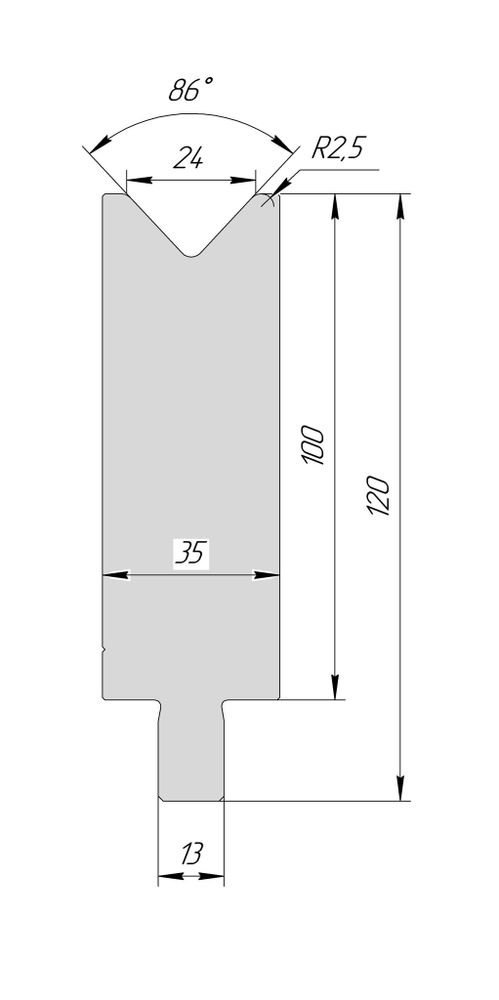 Матрица TM 3215 86° V24 H100