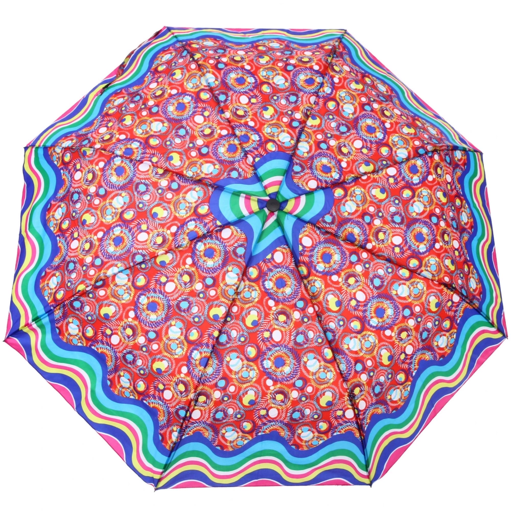 Зонт женский полуавтомат «Кланти», микс 6 цветов, 8 спиц, d-100см, длина в слож. виде 30см