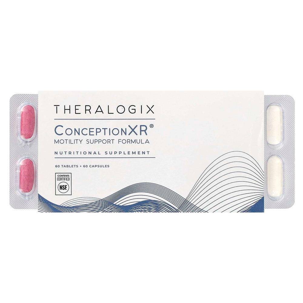 Theralogix, ConceptionXR®, формула для поддержки моторики, 60 таблеток + 60 капсул