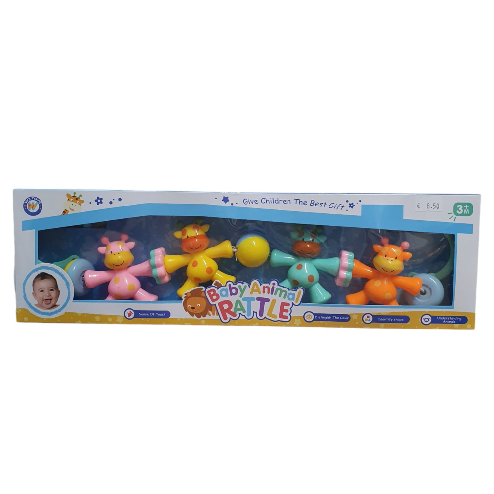 Набор детских погремушек Baby Animal Rattle