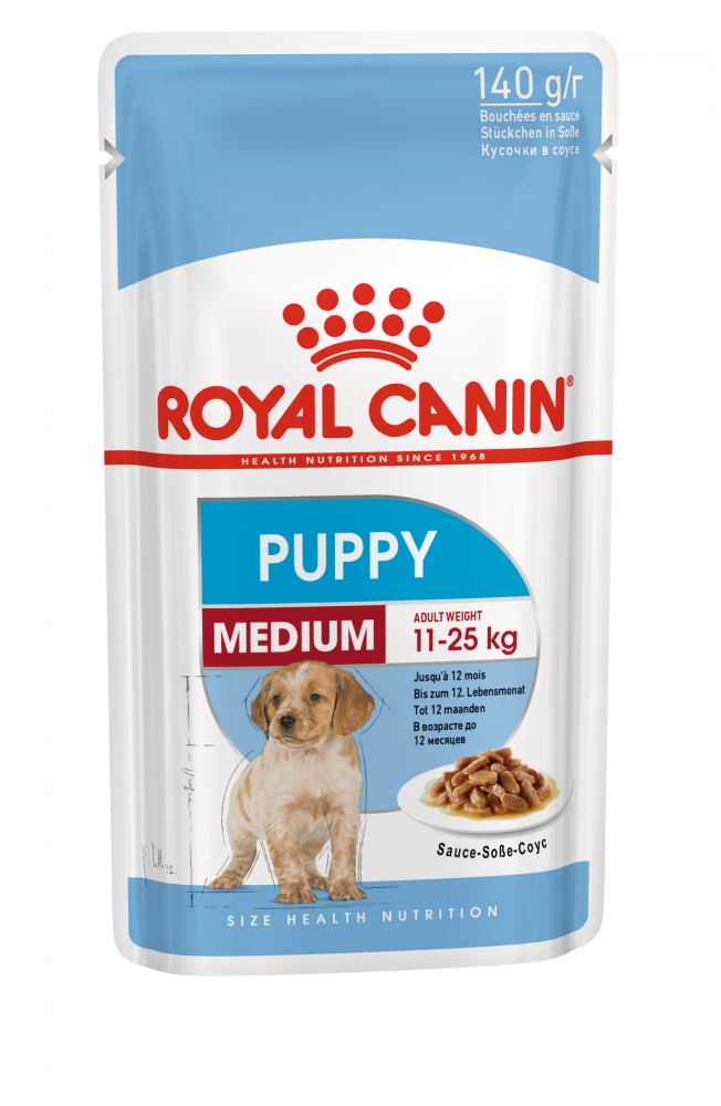 Royal Canin Медиум Паппи, соус (140 г)