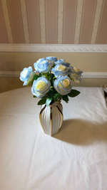 Искусственные цветы, желтые подсолнухи / Высота 44 см. 9 стебелей 9 бутонов/