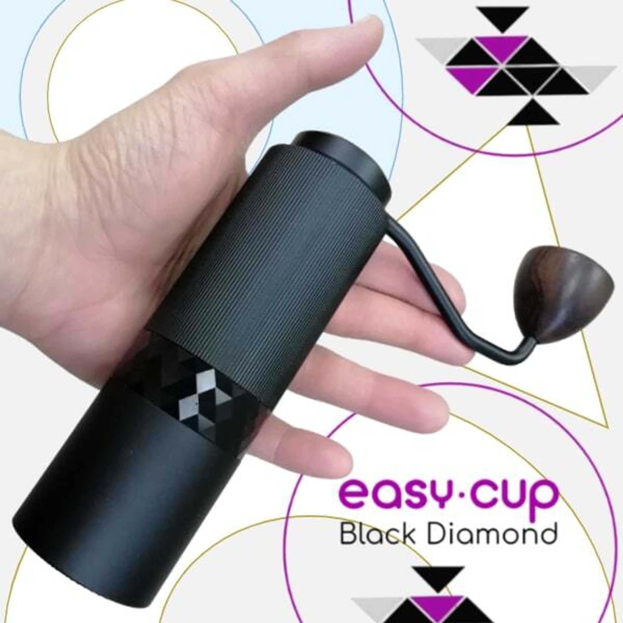 Обзор с видео ручной жерновой кофемолки для дома Easy-Cup Black Diamond