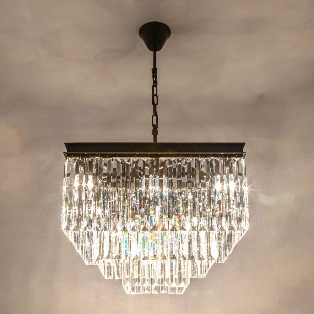 Citilux Мартин CL332231 Люстра хрустальная подвесная Прозрачная