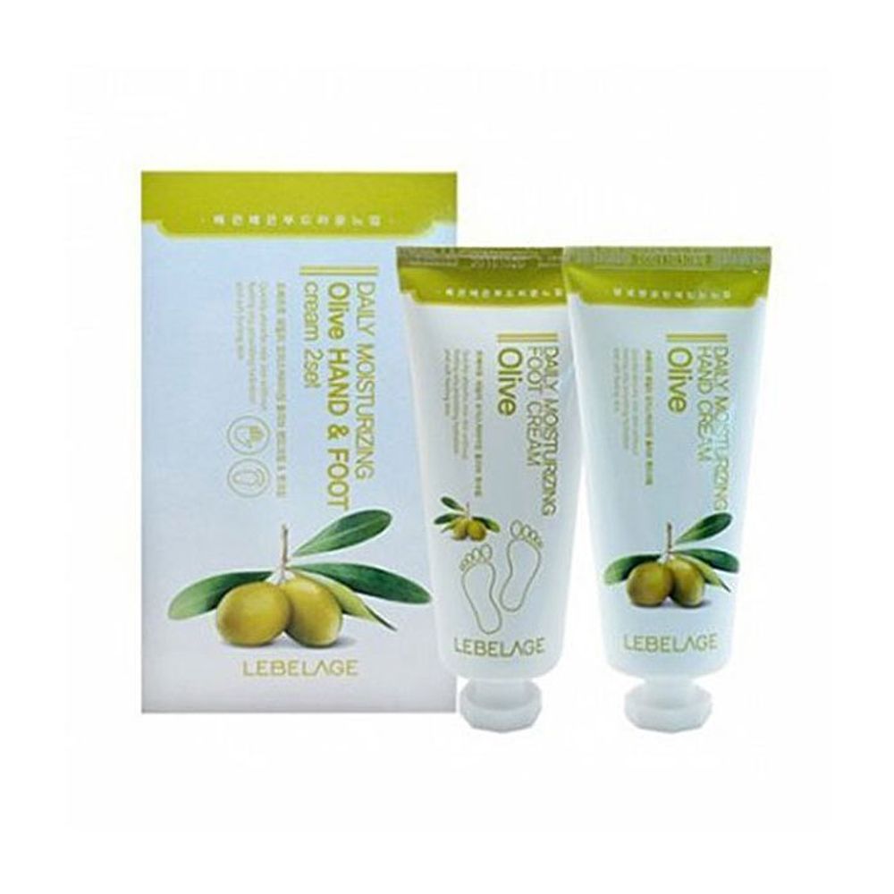 Lebelage Daily Moisturizing Olive Hand And Foot Cream набор кремов для рук и ног с оливой