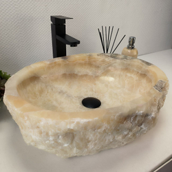 Раковина из оникса Erozy Yellow EO-02728 52x39x15 см