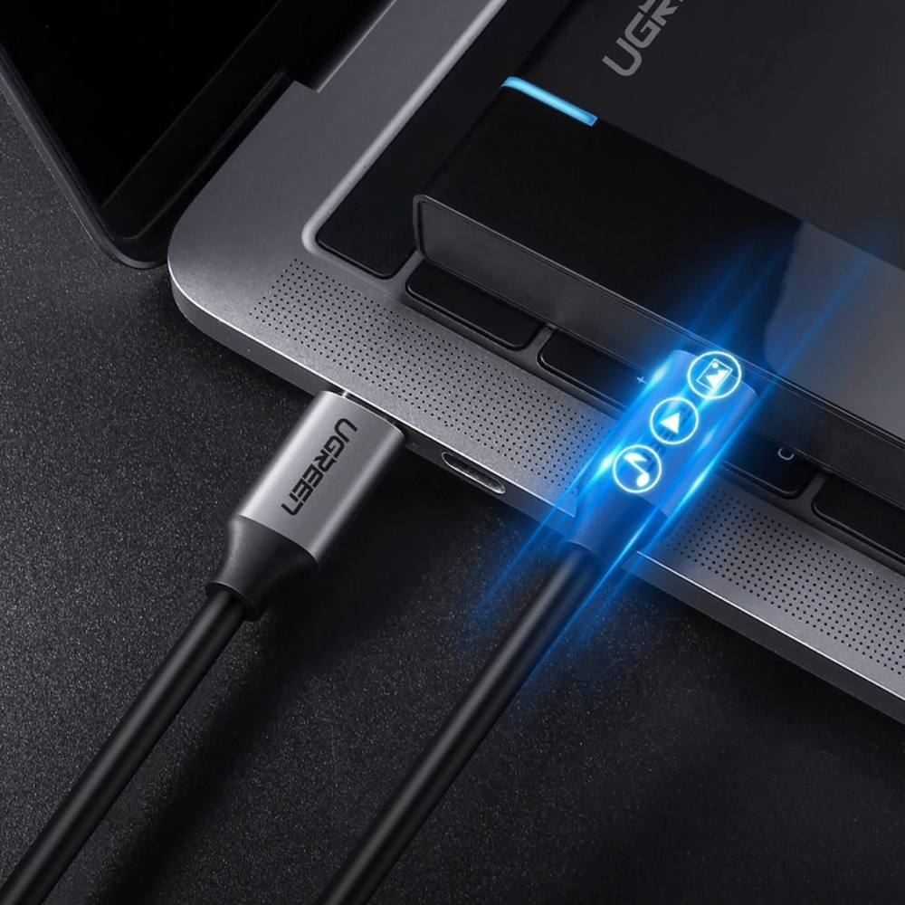 Кабель USB 3.1 Type C- USB 3.1 Type C, 1,5m, UGREEN 50751