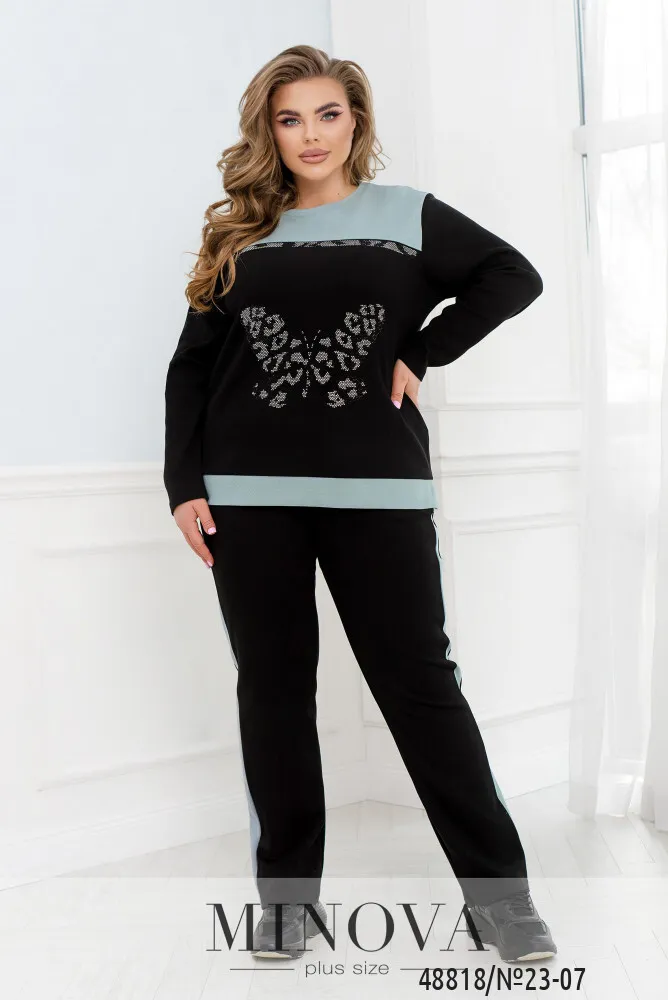 Костюм 23-07-Черный Minova