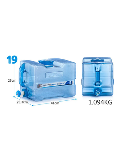 Канистра Naturehike для воды, 19 л., прозрачная