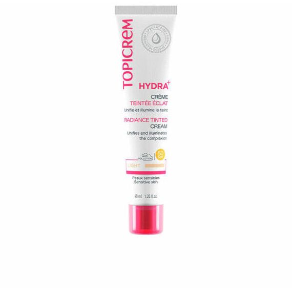 Крем, подсвечивающий кожу Topicrem Hydra+ ясно Spf 50 40 ml