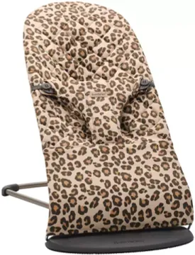 Шезлонг BabyBjorn Bliss Cotton, Classic Quilt, бежево-леопардовый