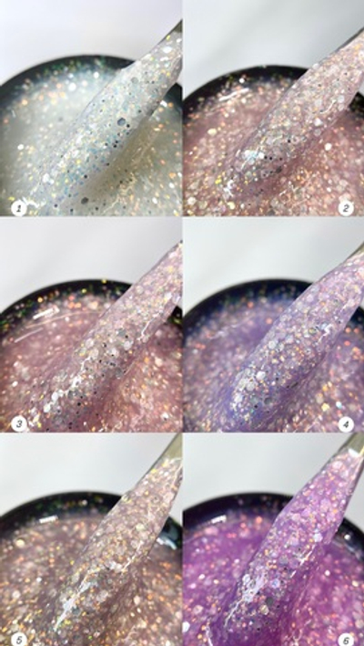 Жидкий гель с блеском Наяда