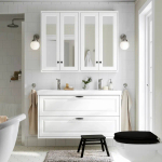 Тумба для ванной - TÄNNFORSEN / ORRSJÖN/ TАNNFORSEN / ORRSJОN IKEA/ ТАНФФОРСЕН/ОРРСЬЕН ИКЕА, 69х122 см, белый