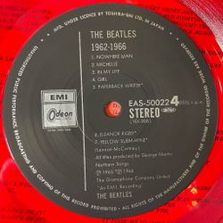 Винтажная виниловая пластинка LP The Beatles 1962 1966 (Japan 1982) (Red Vinyl) And I Love Her