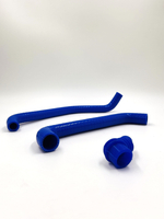 Патрубки регулятора холостого хода (РХХ) УАЗ Патриот, Хантер ЗМЗ-409 силикон 3 шт