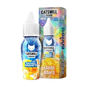 Жидкость CATSWILL PREMIUM ICE Salt 2% 30 ml - БАНАН МАНГО