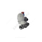 Комплект для бок/п радиатора термостатический R470F жид/нап для двухтр Ду 15 Ру10 прямой клипс clip-clap 8-32oC без преднастройки штуцер с герметичной прокладкой Giacomini R470FX013