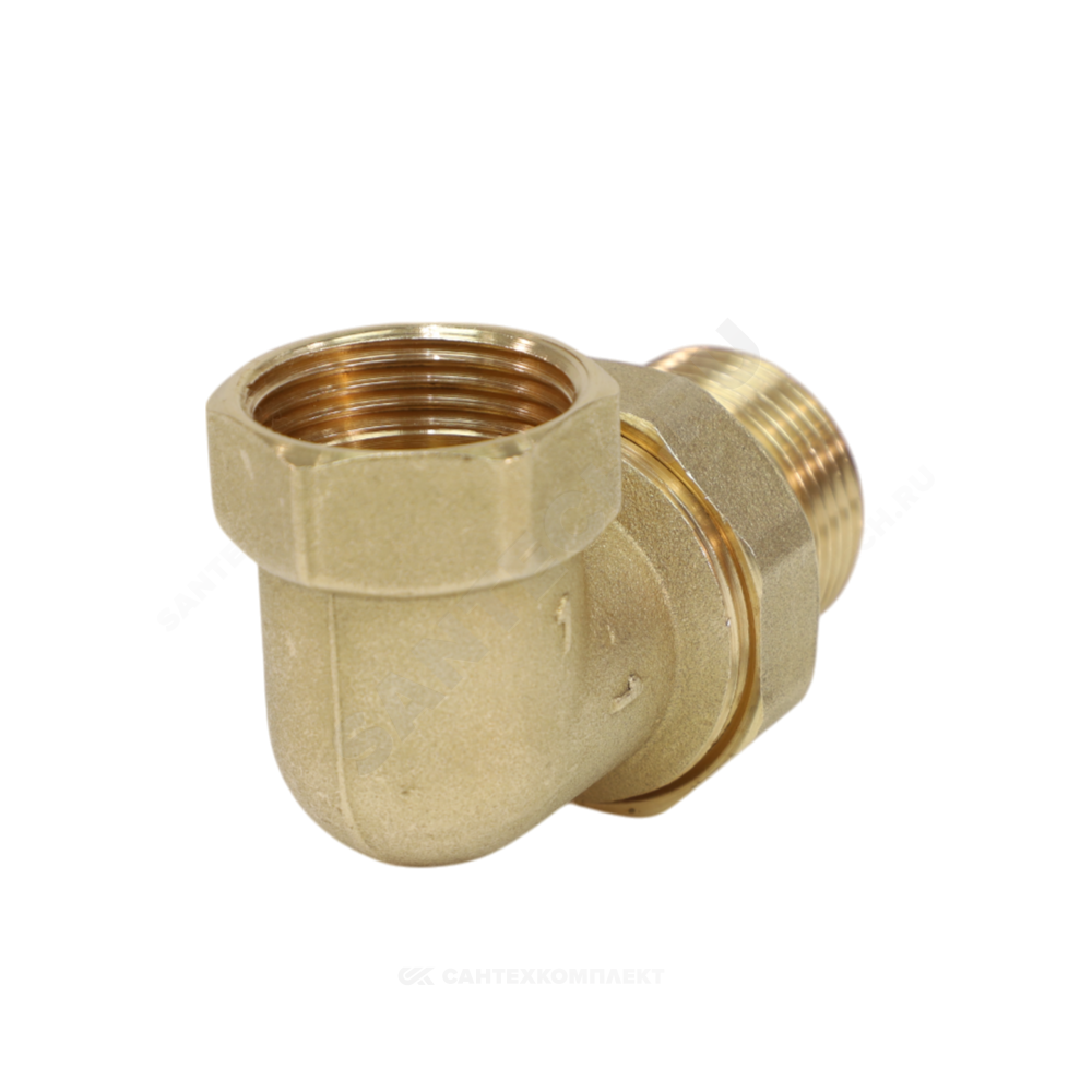 Соединитель латунь американка Ду 20 (3/4") угловой ВР/НР VALFEX VF.098.L.034