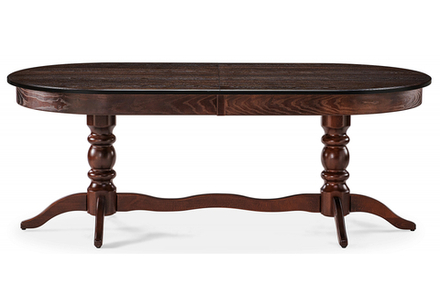 Стол деревянный Woodville Дейвер 200(260)х100 орех темный