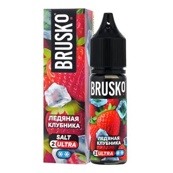 Жидкость BRUSKO Salt (Chubby) 2% ULTRA 35 ml - Ледяная клубника