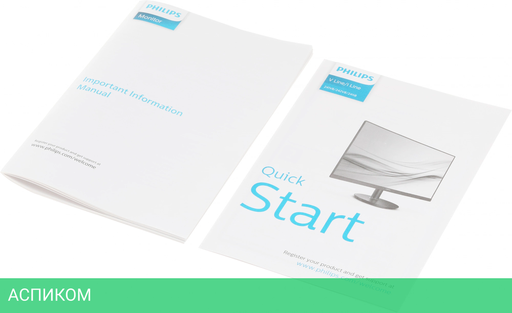 Монитор Philips 23.8" V Line 241V8AW (00/01)