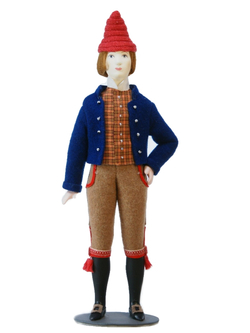Кукла коллекционная в мужском костюме, Швеция