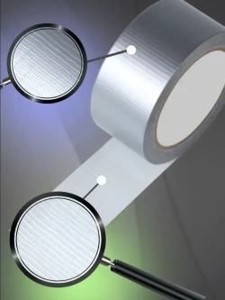 Армированный скотч Waldex Клейкая лента, 48мм*25м, серый, 1 шт.