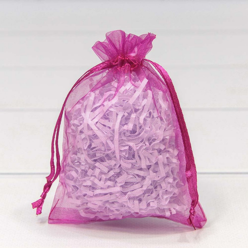 Мешочек 9х12см Органза (Красный, Розовый)