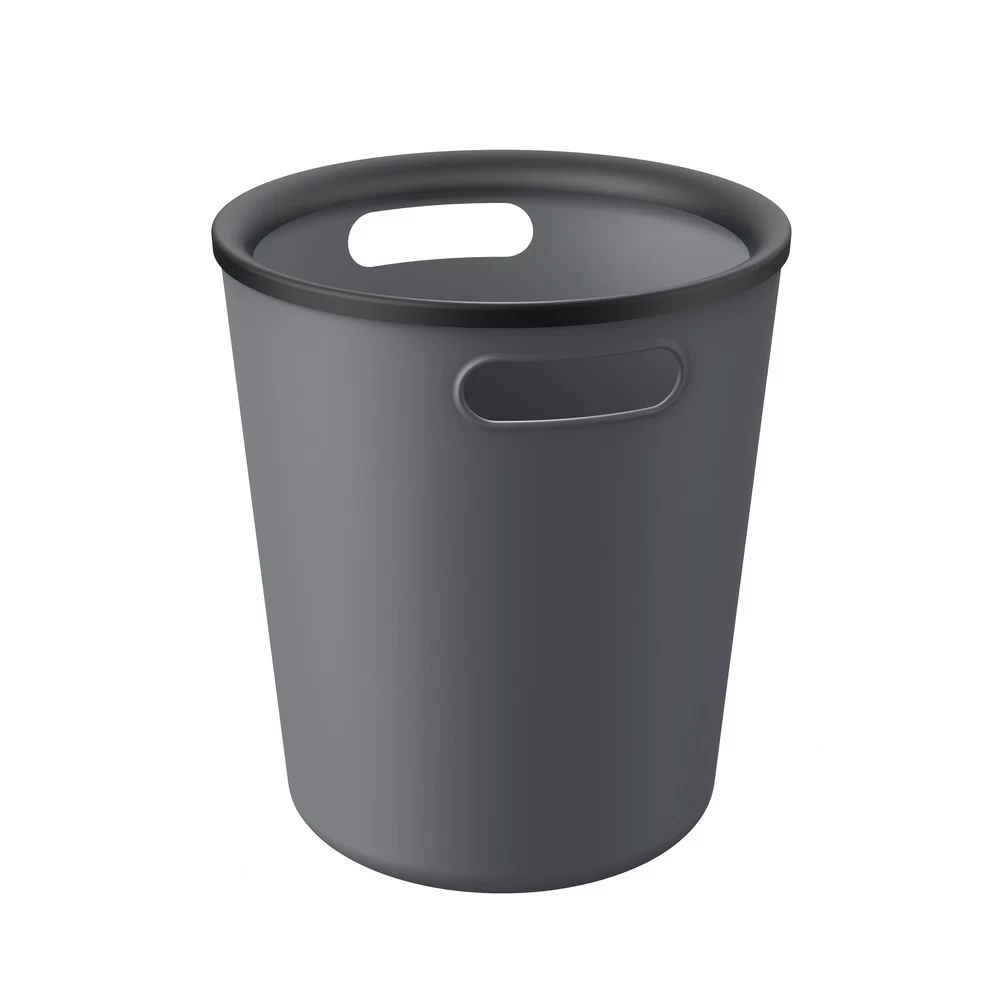 "Folk" Ведро 10л с ручками, цв.графит