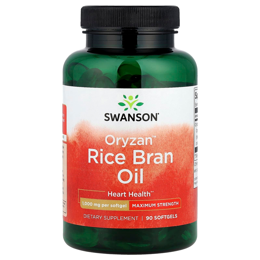 Swanson, Oryzan ™, масло из рисовых отрубей, 1000 мг, 90 мягких таблеток