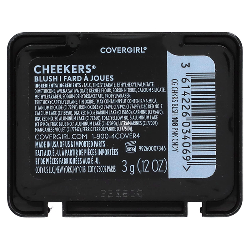 Covergirl, Cheekers Blush, 108 розовый, 3 г (0,12 унции)