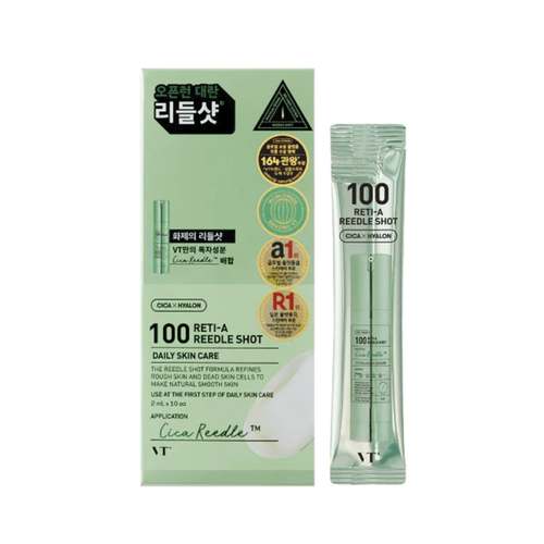 VT Cosmetics Reti-A Reedle Shot 100 Daily Skin Care 10шт