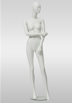 Женский абстрактный манекен Nika 4/Белый матовый