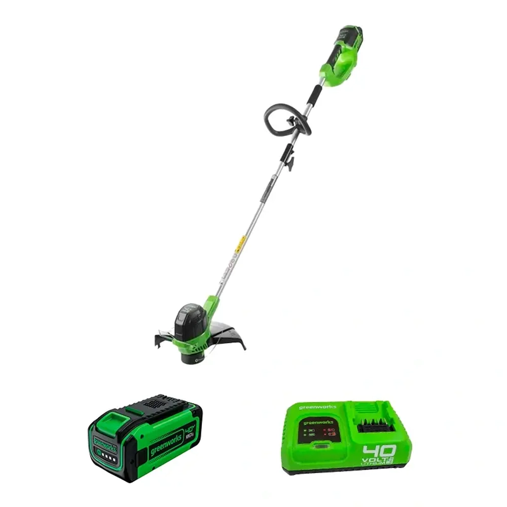 Аккумуляторный триммер Greenworks G40LTK8 (1 x 8 Ач, Быстрое ЗУ) 2101507U8F