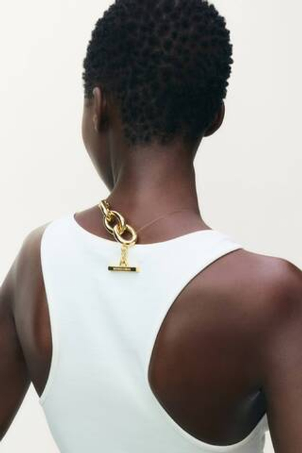 H&M - Glenn Martens Ожерелье с подвеской из проволоки, золотой