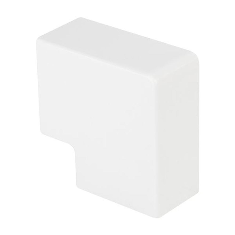 Поворот 90 гр. (40x25) (4 шт) белый EKF-Plast