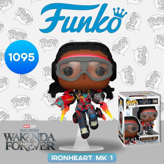 Фигурка Funko POP! Bobble Marvel Black Panther Wakanda Forever Ironheart MK 1 (1095) 63939