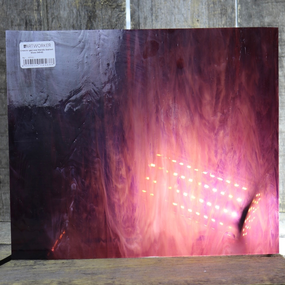 витражное стекло фиолетового цвета в листах купить с доставкой по всей России
