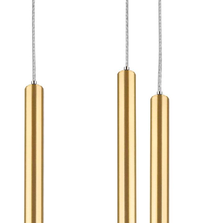 L5T747443 Люстра TUBO LED 25W 1600LM 25G ЗОЛОТО 4000K